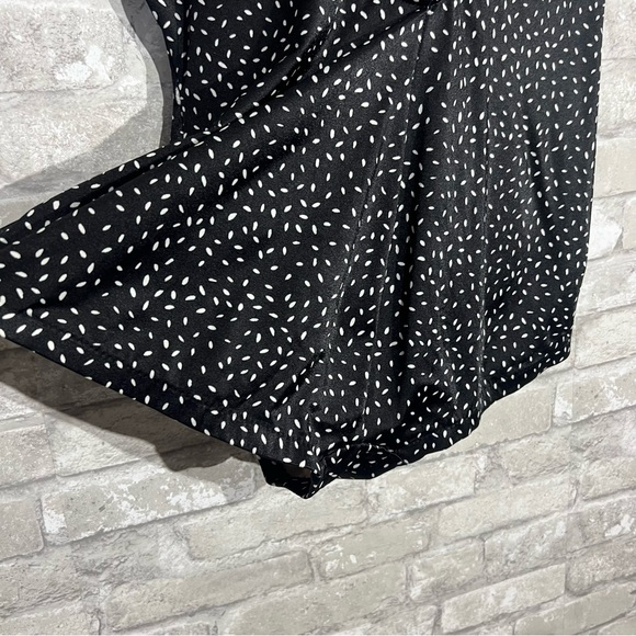 Vintage Modest Swimsuit Women's XL (16/18) Full Cheek Coverage Black and White - Picture 5 of 11